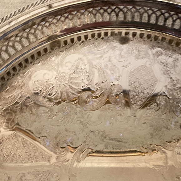 Vintage British Leonard Silver Tray - Picture 8 of 8